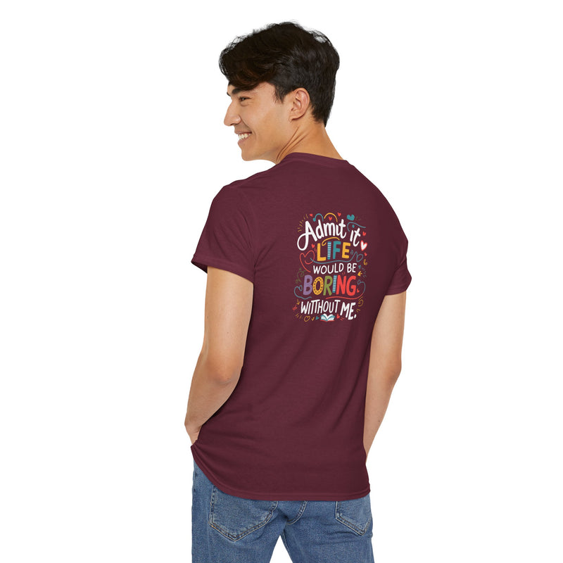 Unisex Heavy Cotton Tee: "Own Stunts" - T-Shirt