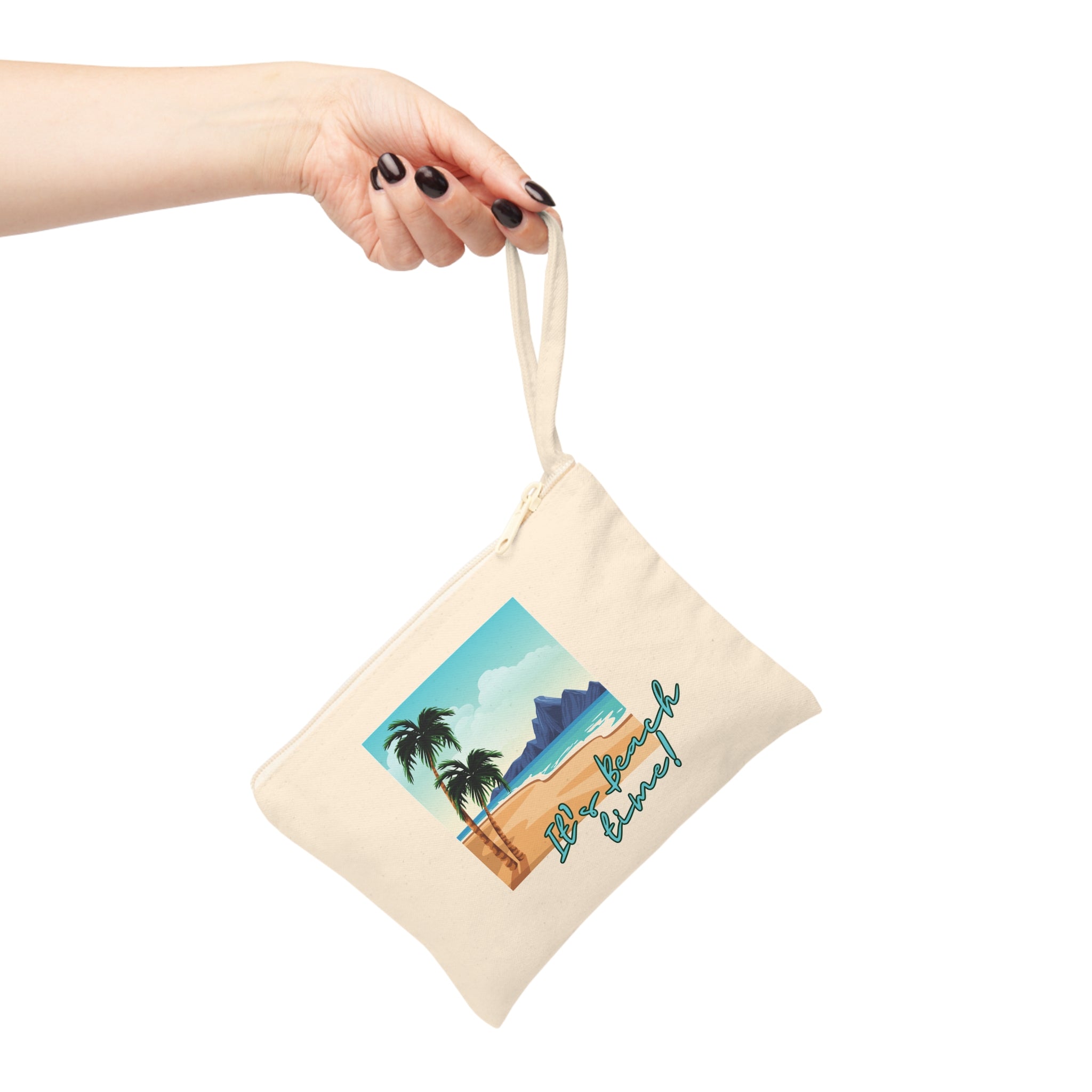 Beach-Themed Zipper Pouch - Perfect for Summer Adventures!
