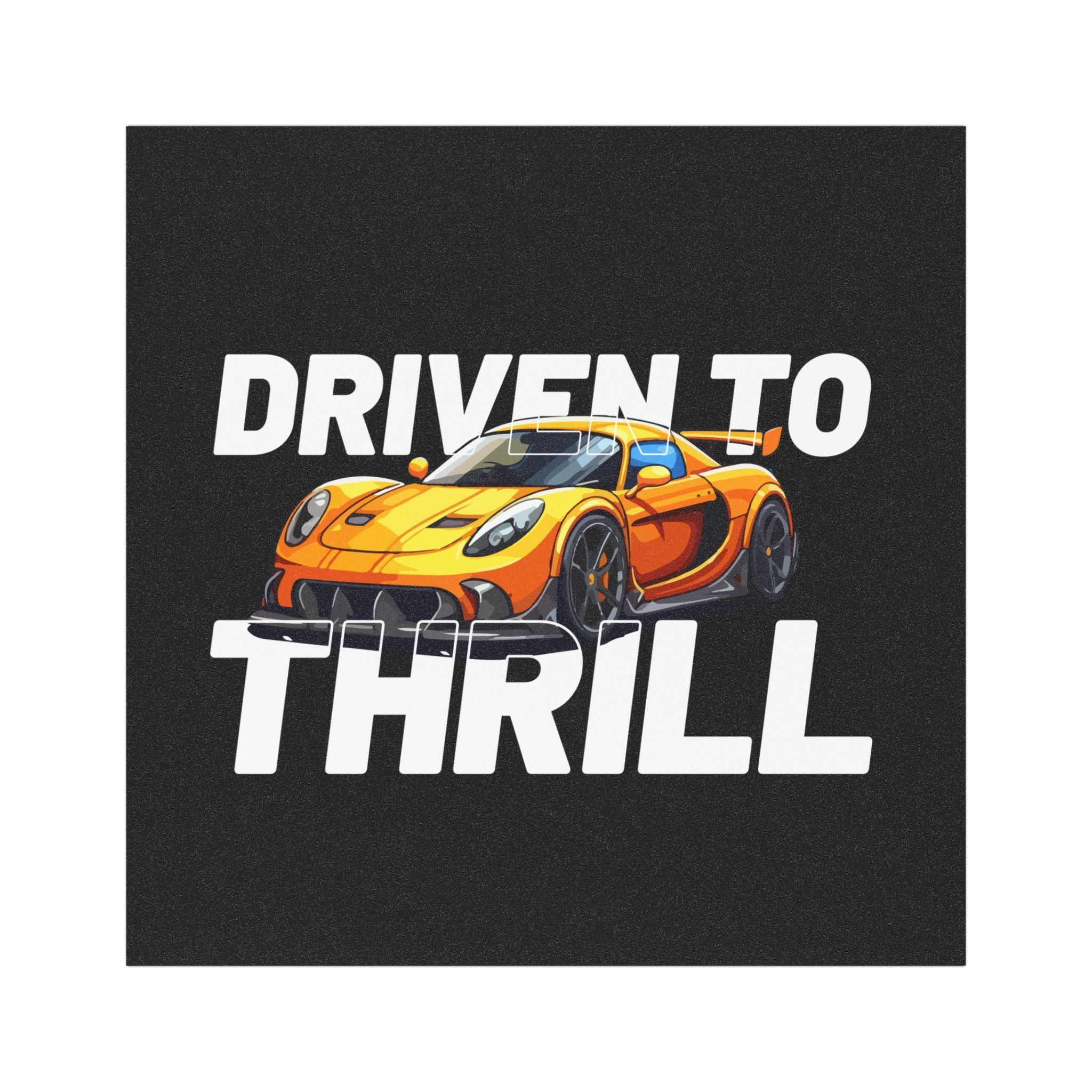 Driven to Thrill Car Magnet - Perfect Gift for Car Enthusiasts