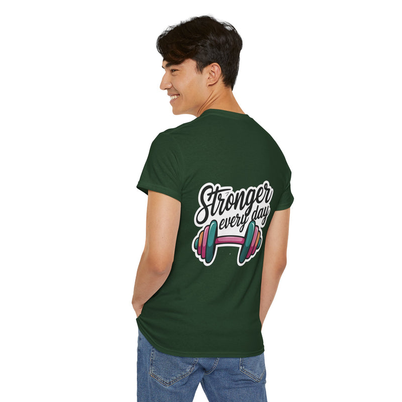 Unisex Heavy Cotton Tee: "Stronger Everyday" - T-Shirt