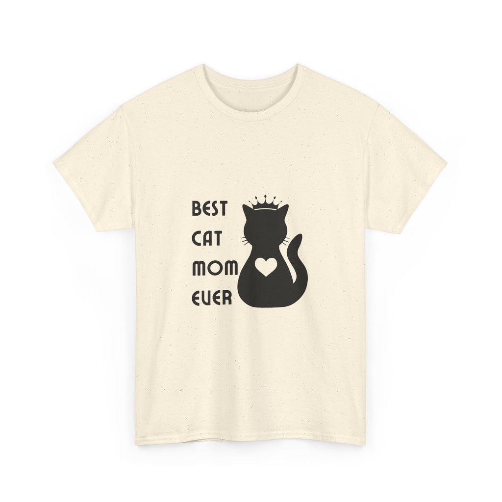 Best Cat Mom Ever Unisex Heavy Cotton Tee