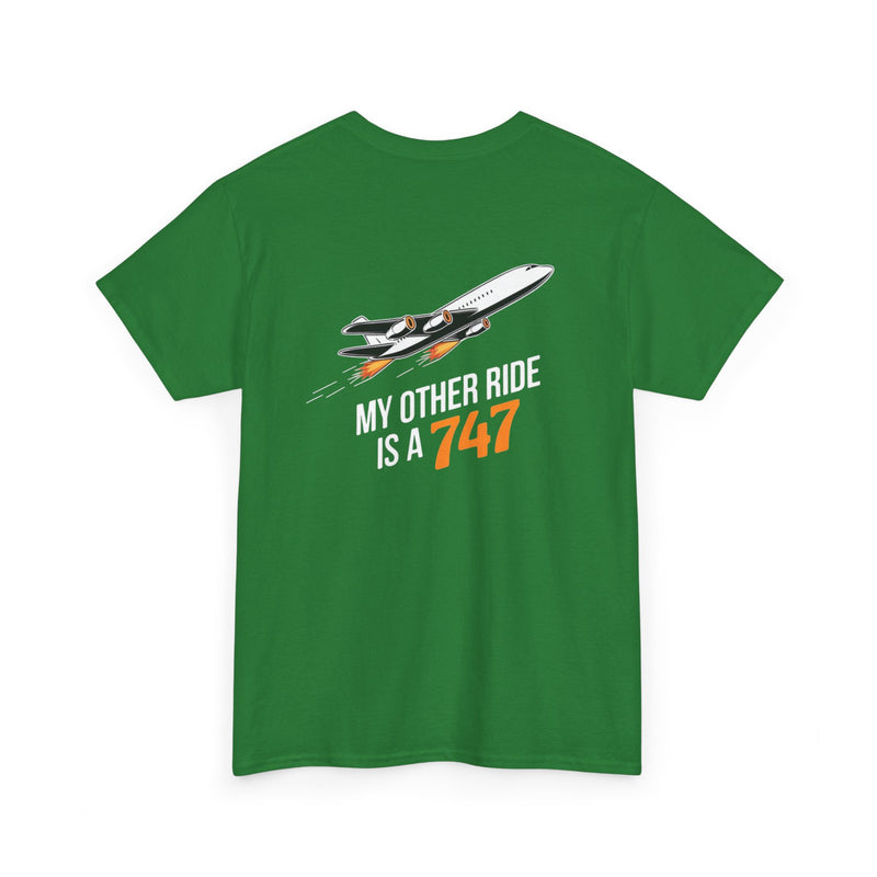 Unisex Heavy Cotton Tee: "My Other Ride" - T-Shirt