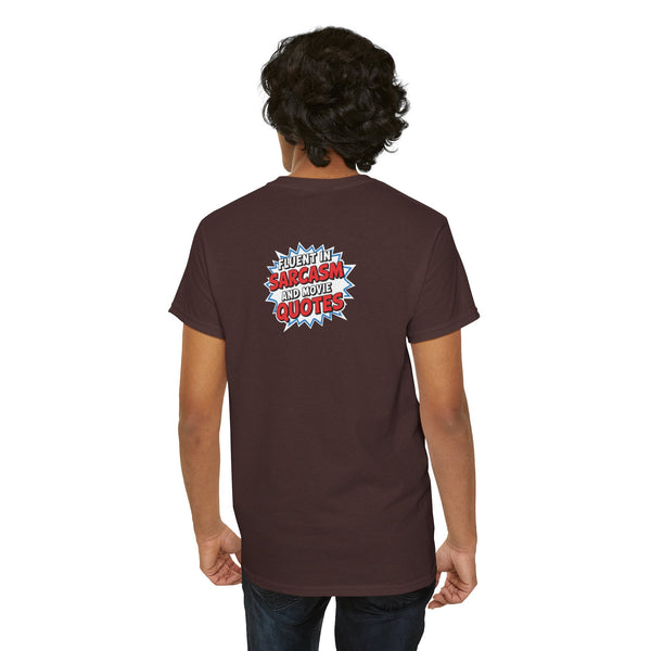 Unisex Heavy Cotton Tee: "Sarcasm" - T-Shirt