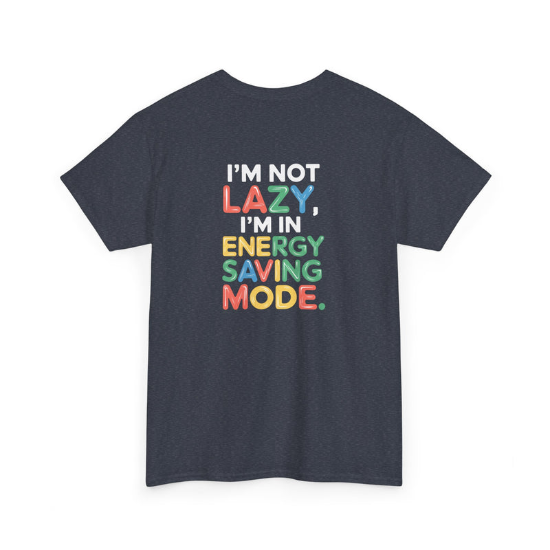 Energy saving mode Unisex Heavy Cotton Tee for Everyday Style