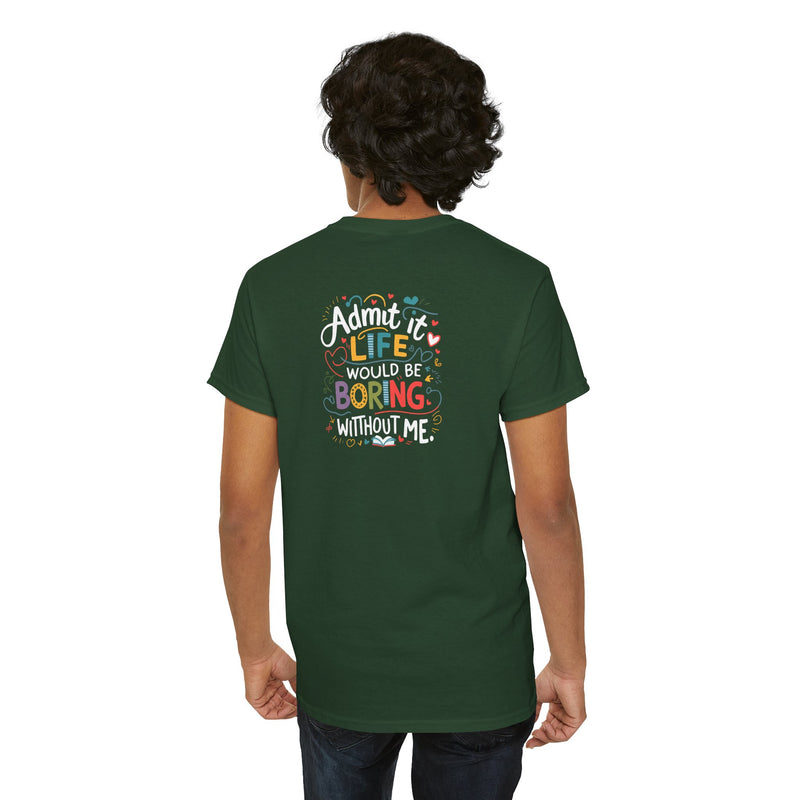 Unisex Heavy Cotton Tee: "Own Stunts" - T-Shirt