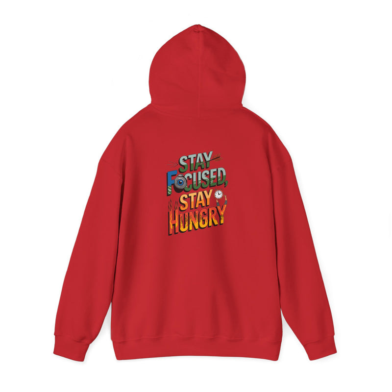 Unisex Heavy Blend™ Hooded Sweatshirt "Stay Focused Stay Hungry"