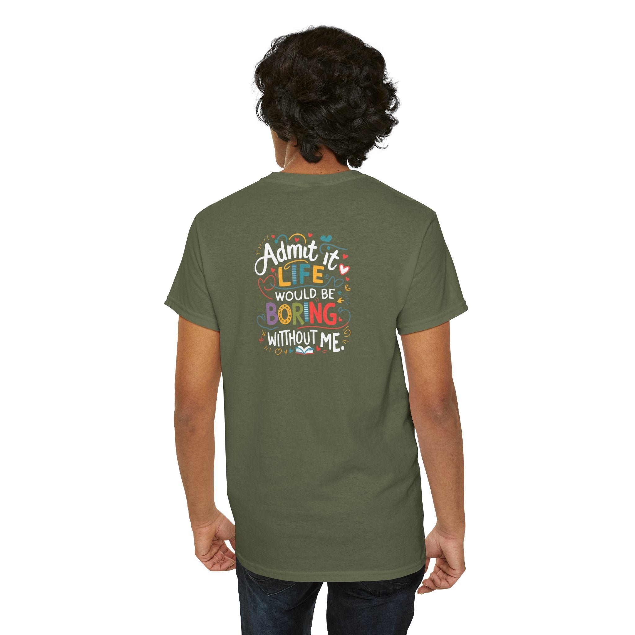 Unisex Heavy Cotton Tee: "Own Stunts" - T-Shirt