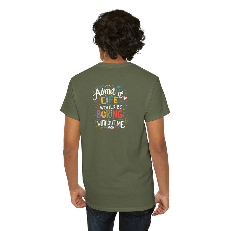 Unisex Heavy Cotton Tee: "Own Stunts" - T-Shirt