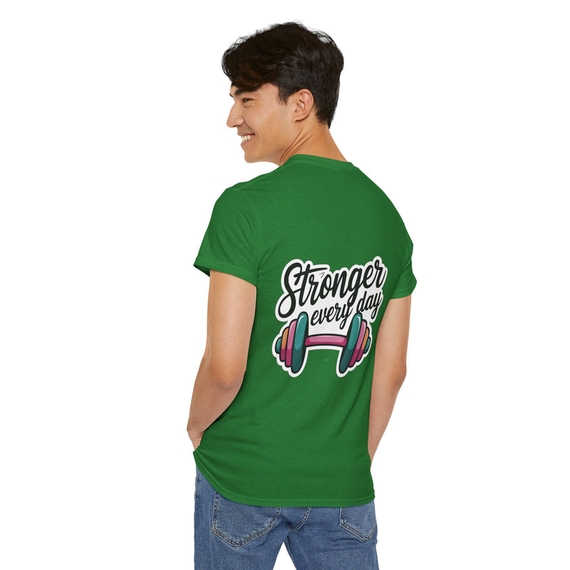 Unisex Heavy Cotton Tee: "Stronger Everyday" - T-Shirt