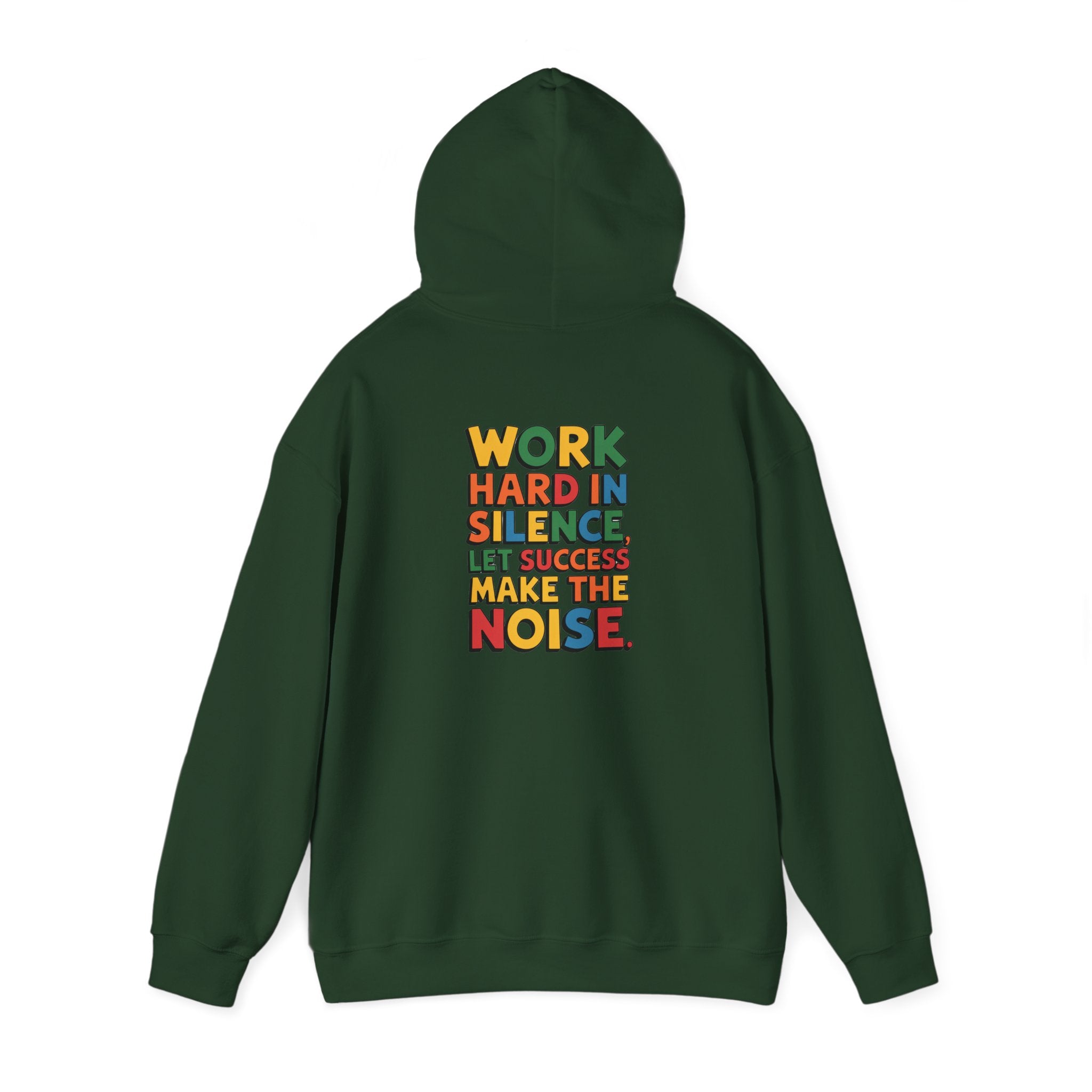 Work hard in Silence Unisex Heavy Blend™ Hooded Sweatshirt