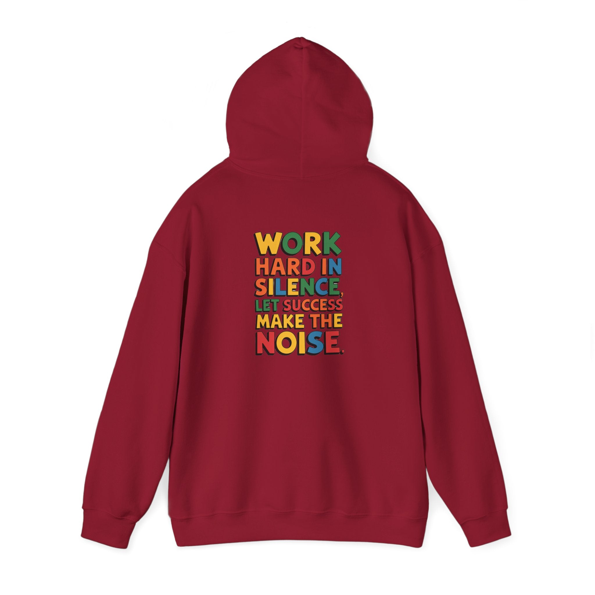 Work hard in Silence Unisex Heavy Blend™ Hooded Sweatshirt