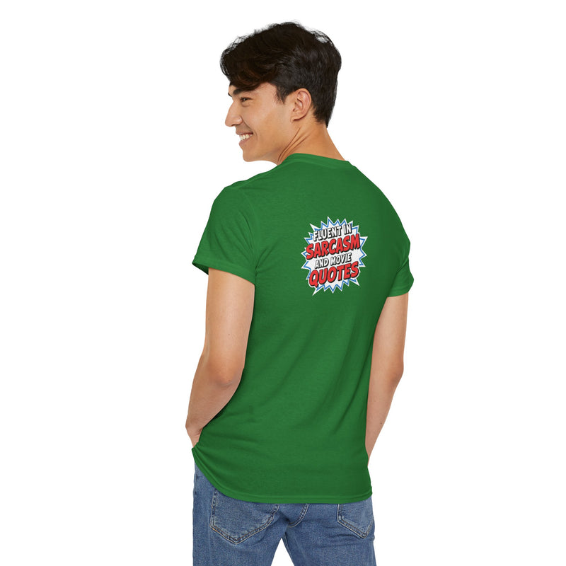 Unisex Heavy Cotton Tee: "Sarcasm" - T-Shirt