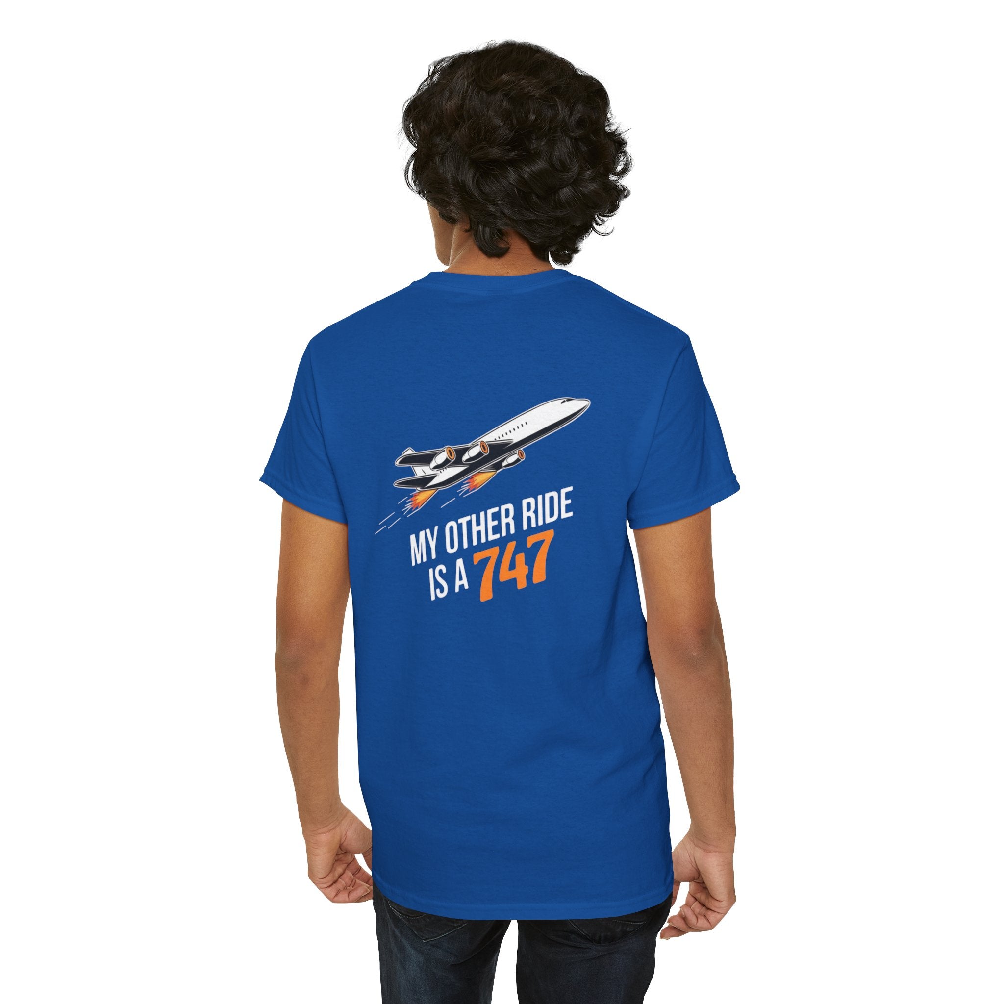 Unisex Heavy Cotton Tee: "My Other Ride" - T-Shirt
