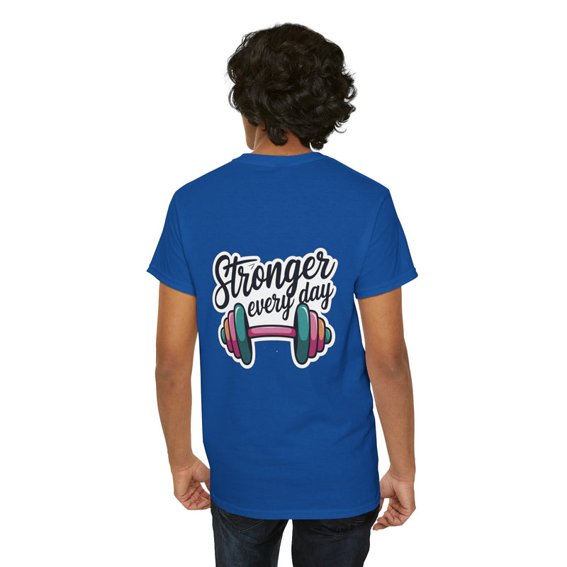 Unisex Heavy Cotton Tee: "Stronger Everyday" - T-Shirt