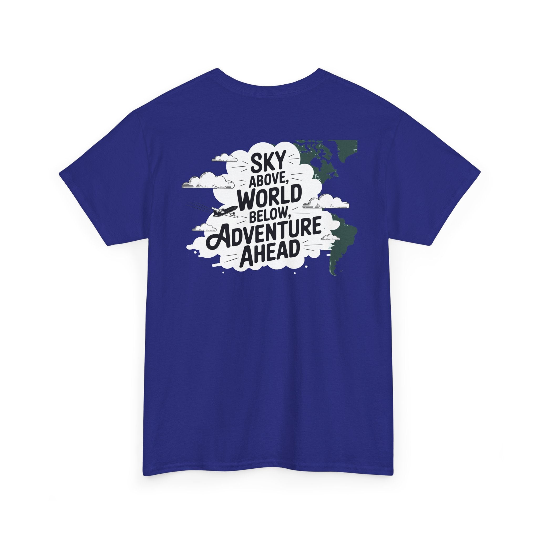 Unisex Heavy Cotton Tee: "sky above world below" T-Shirt