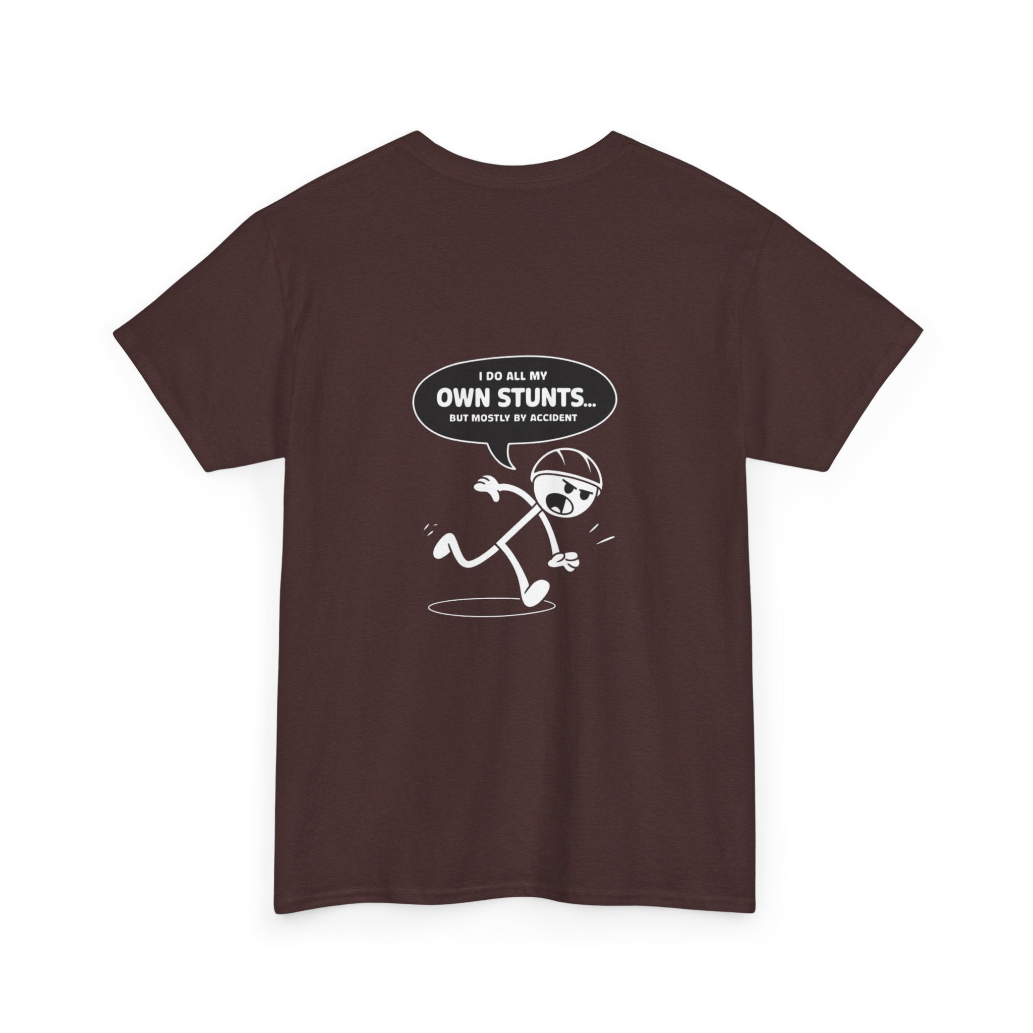 Unisex Heavy Cotton Tee: "Own Stunts" - T-Shirt