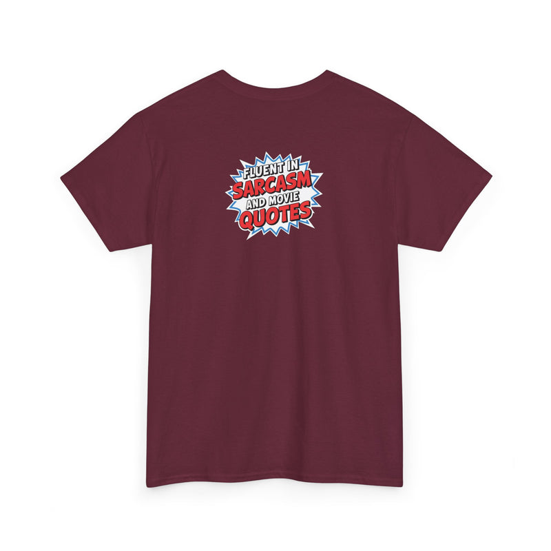 Unisex Heavy Cotton Tee: "Sarcasm" - T-Shirt