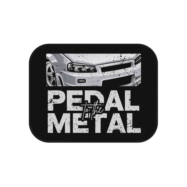 Custom Pedal to the Metal Car Mats (2x Rear) - Stylish Auto Flooring for Car Enthusiasts