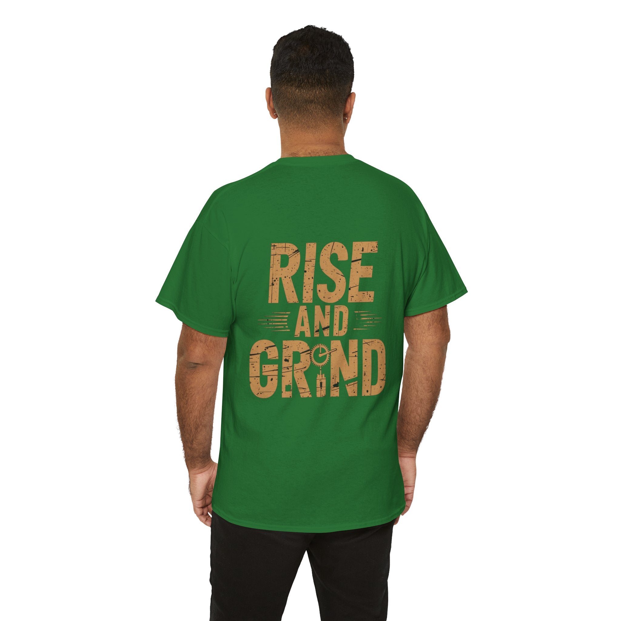Unisex Heavy Cotton Tee - Rise and Grind