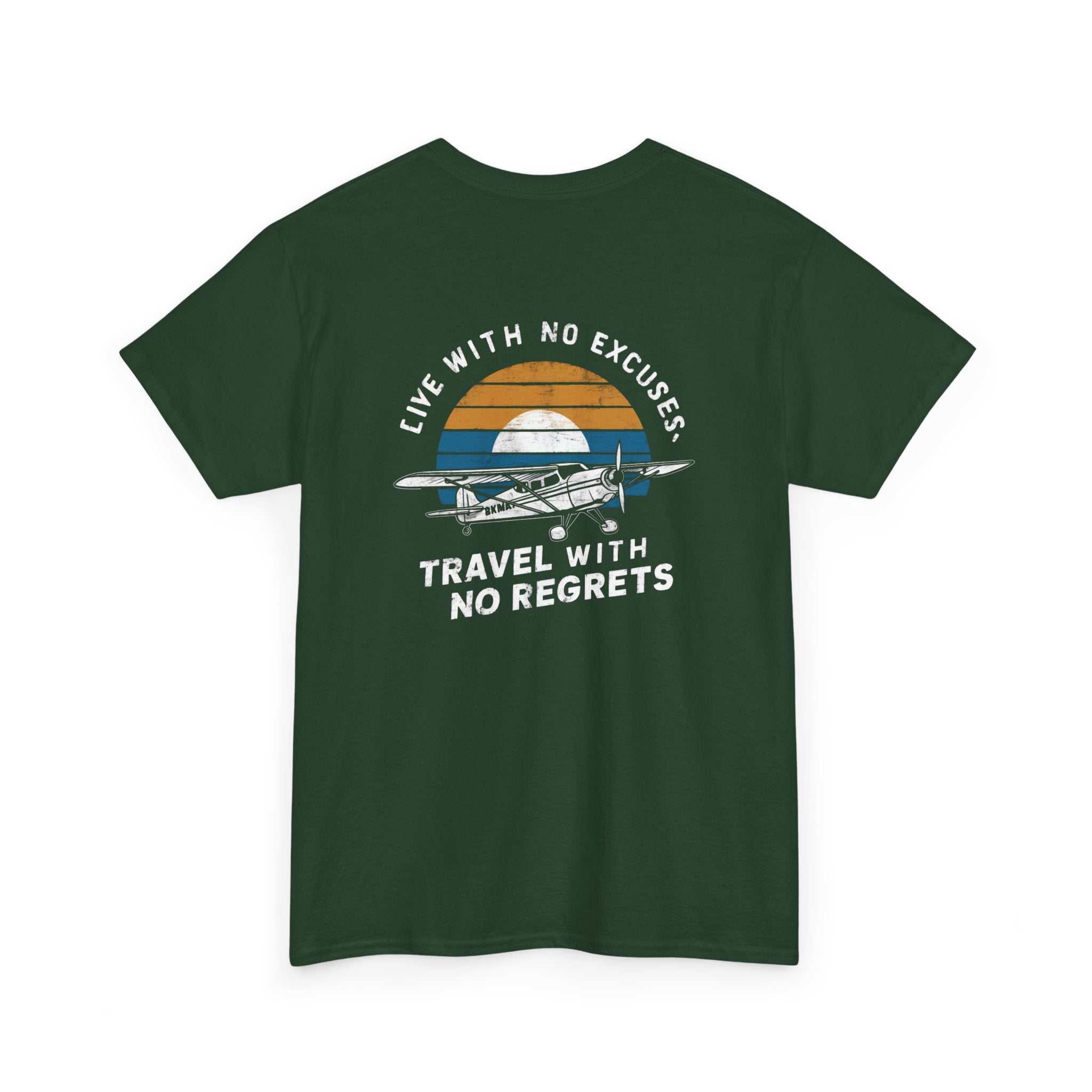 Unisex Heavy Cotton Tee: "Live with no excuse" - T-Shirt