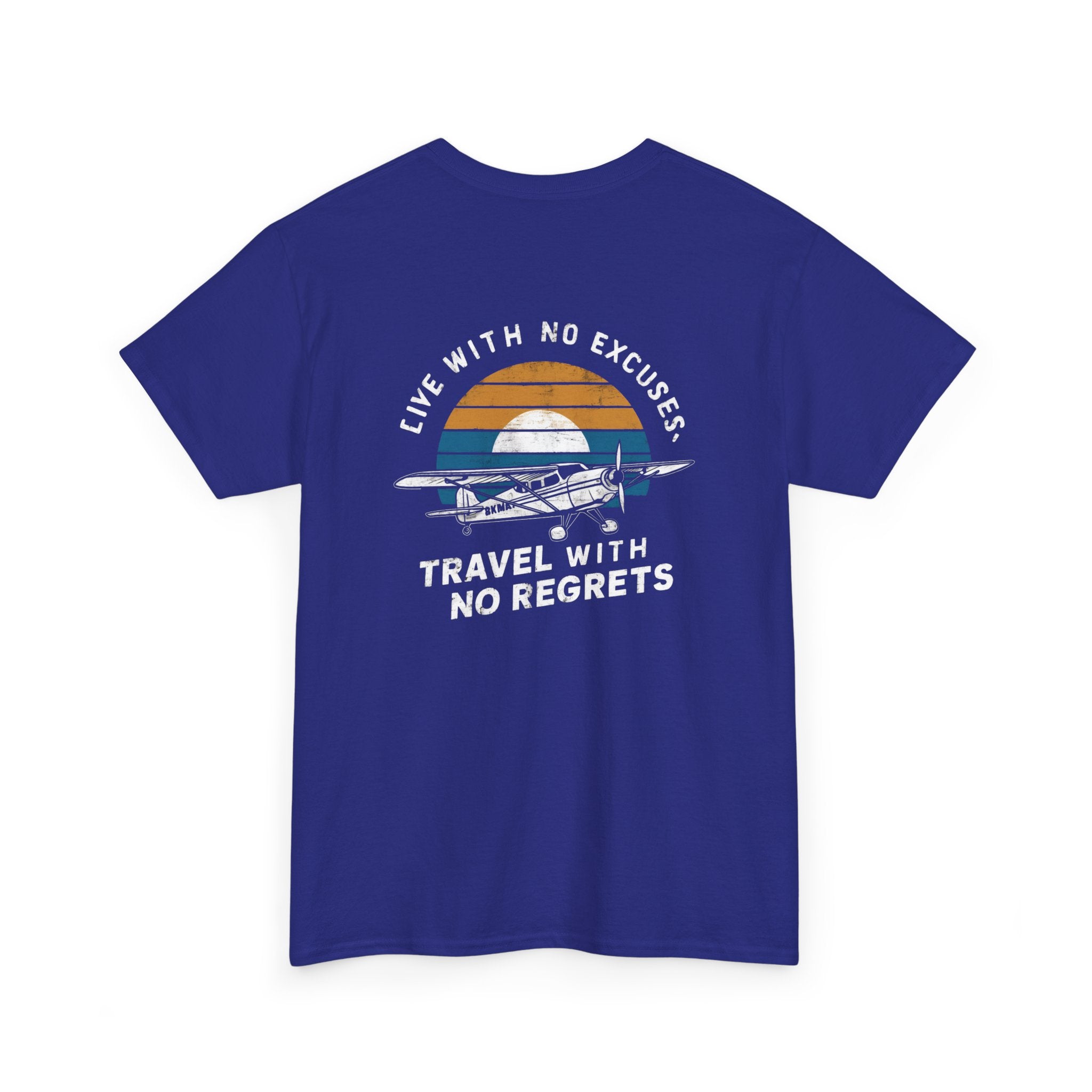Unisex Heavy Cotton Tee: "Live with no excuse" - T-Shirt