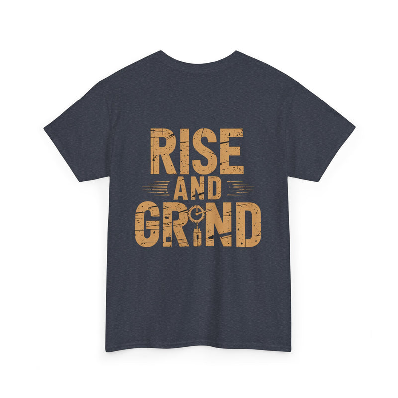 Unisex Heavy Cotton Tee - Rise and Grind