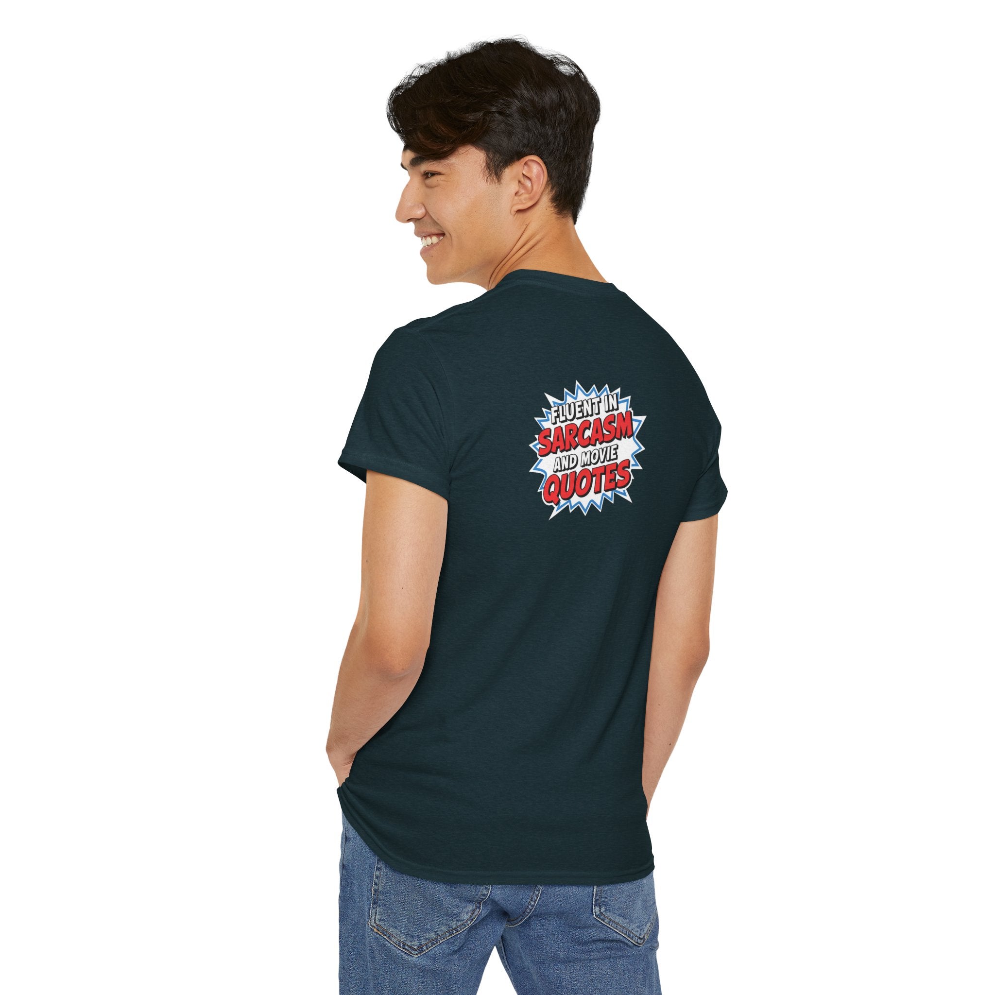 Unisex Heavy Cotton Tee: "Sarcasm" - T-Shirt