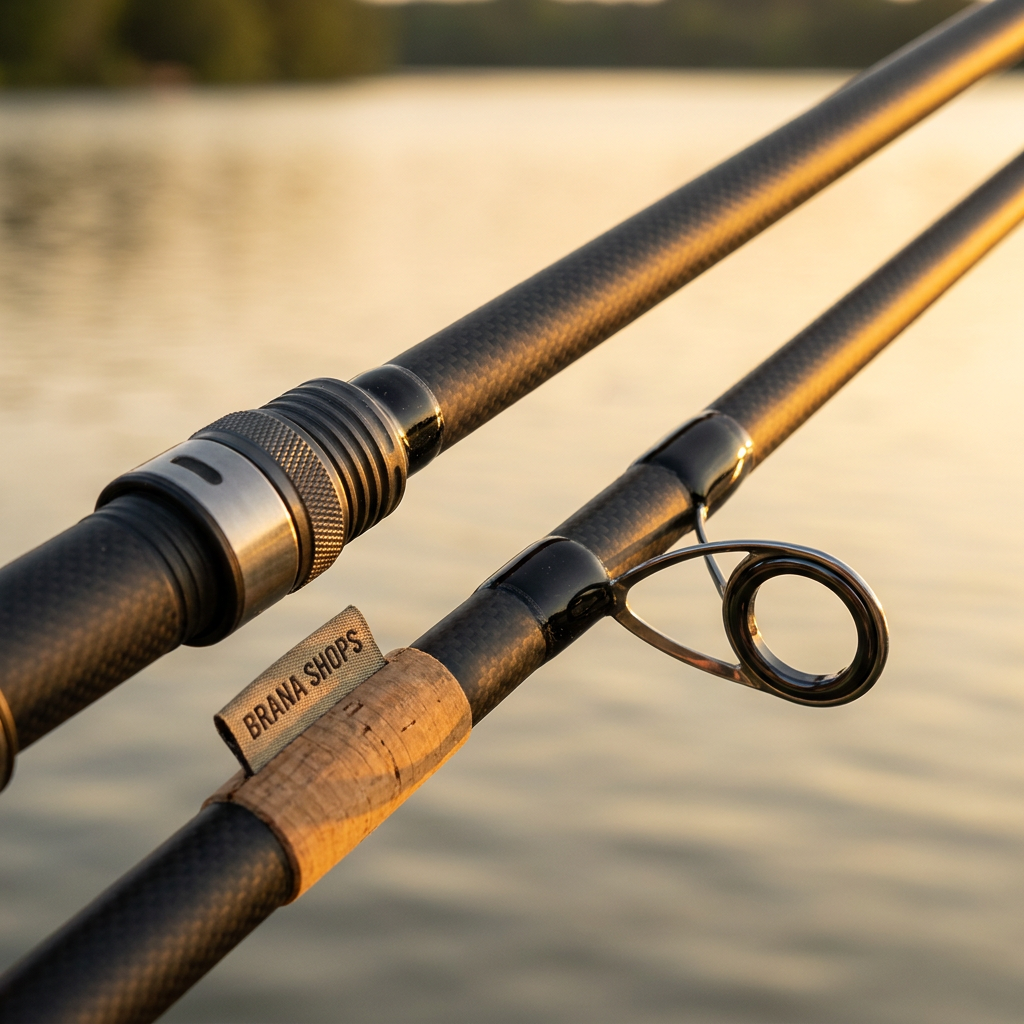 Brana Shops IM6 Carbon Fiber Rod — close-up lifestyle mockup